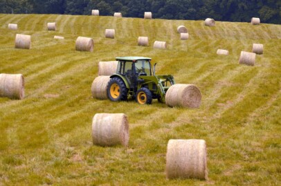 Tractor in agriculture