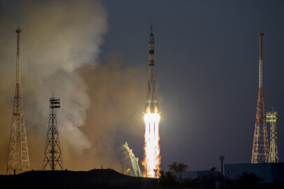 Rocket launches into international space