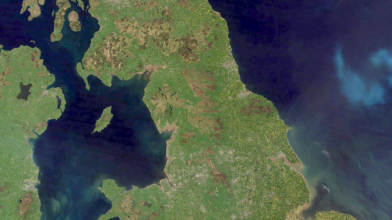 Satellite image of Great Britain