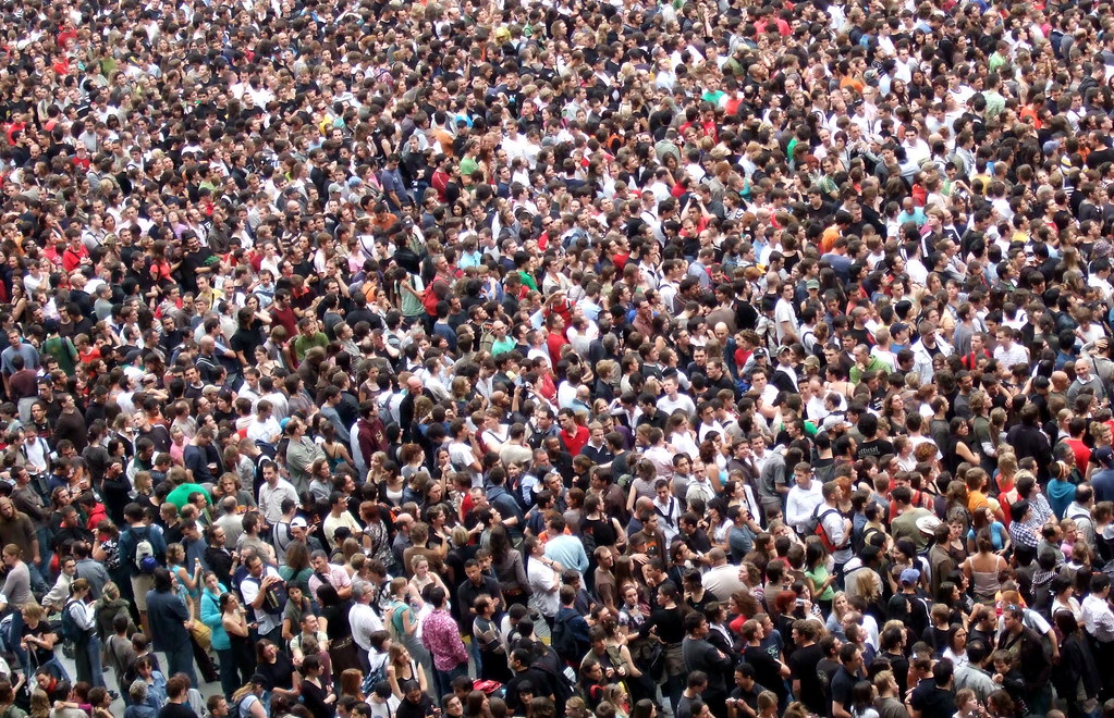 Crowds and overpopulation