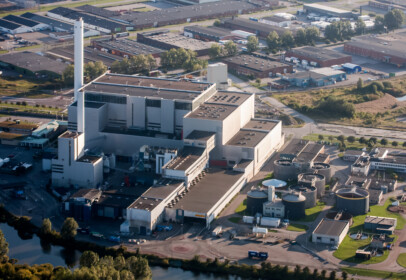 Sysav-flygbild Sweden waste to energy site